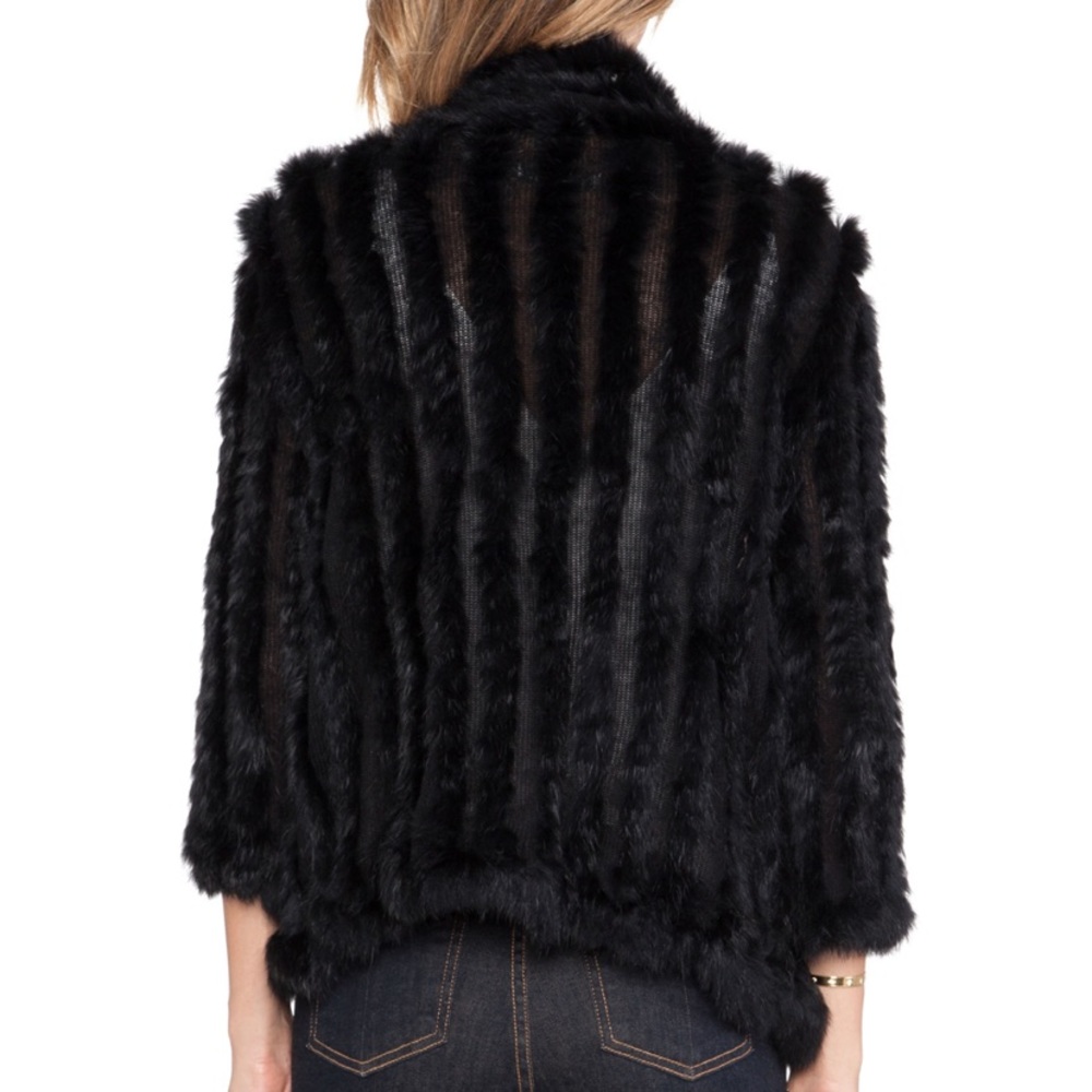 Heartloom Black Faux Fur Jacket - Picture 11 of 14